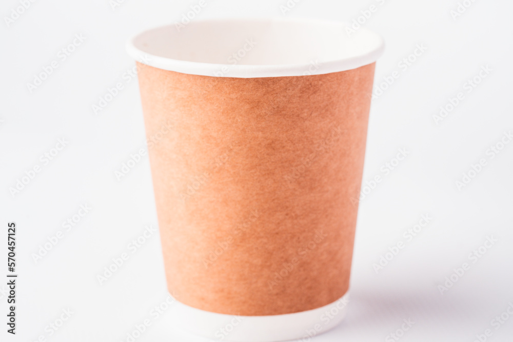 Cup of coffee, disposable cup of coffee Cup of coffee, disposable cup of coffee