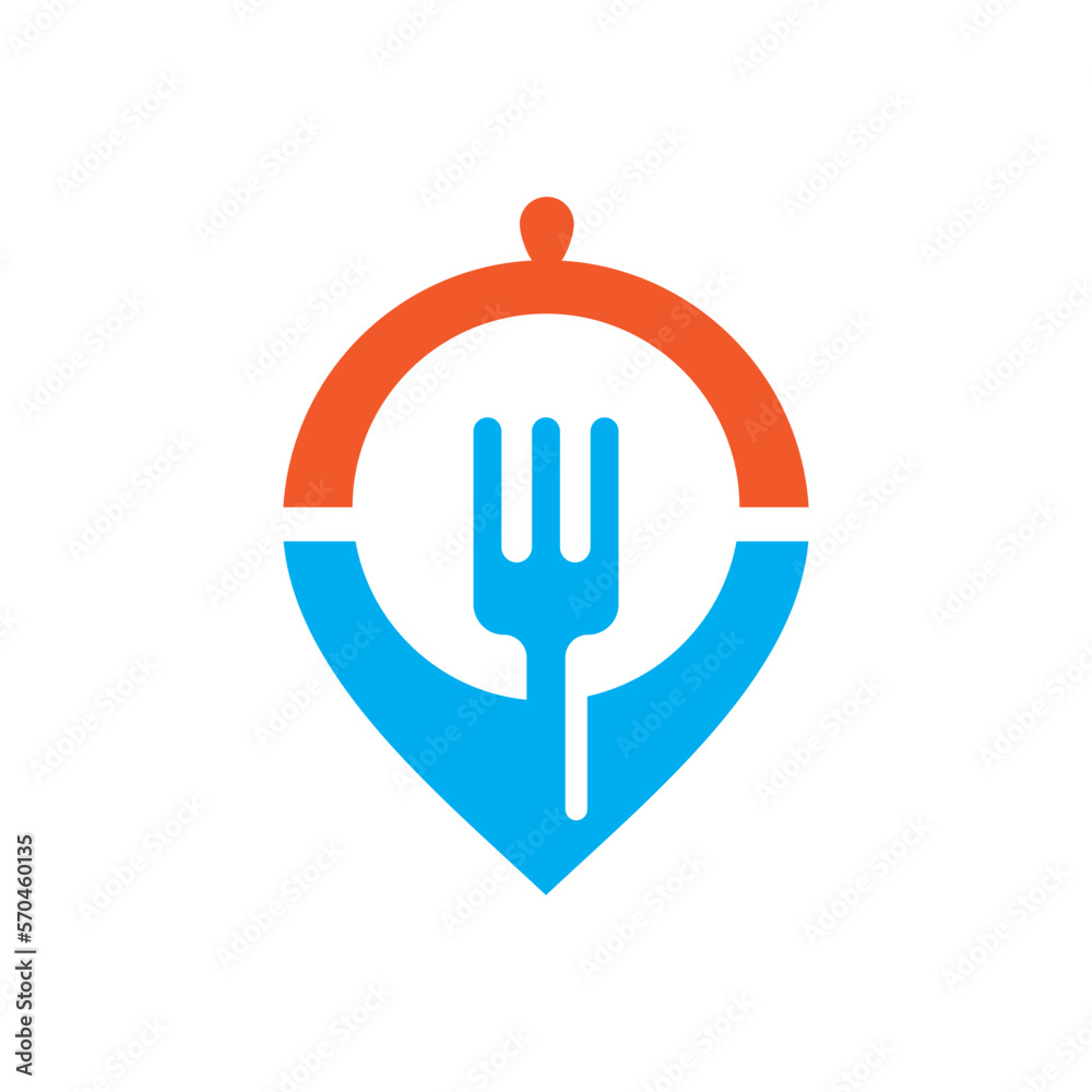 Food location logo images illustration Food location logo images illustration