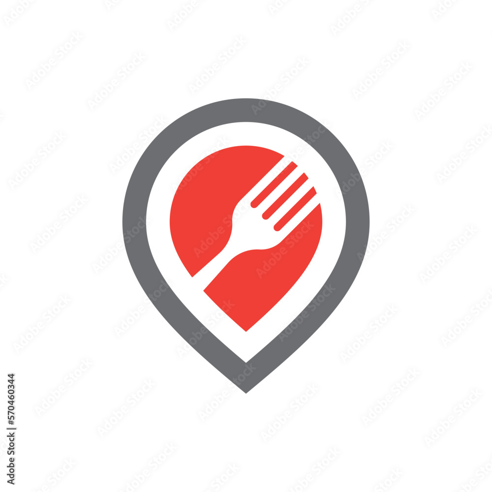 Food location logo images illustration Food location logo images illustration