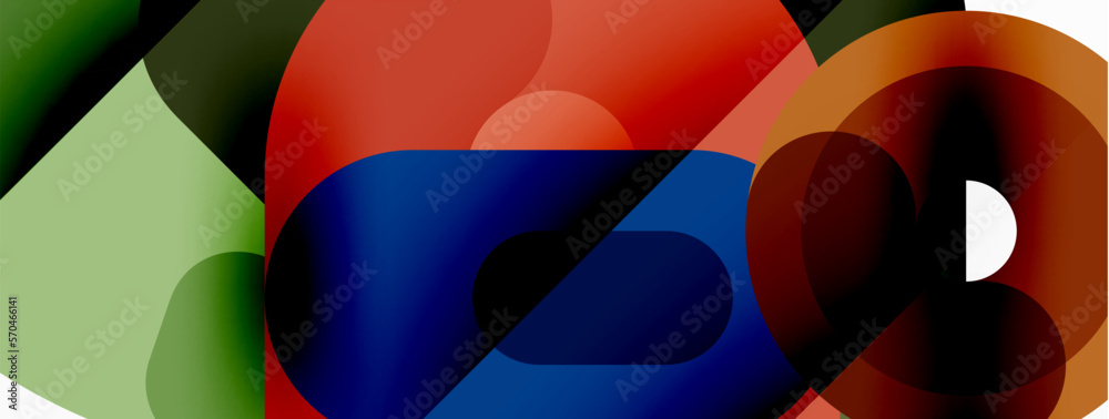 Creative geometric wallpaper. Circles, lines background. Business template for wallpaper, banner, background or landing Creative geometric wallpaper. Circles, lines background. Business template for wallpaper, banner, background or landing