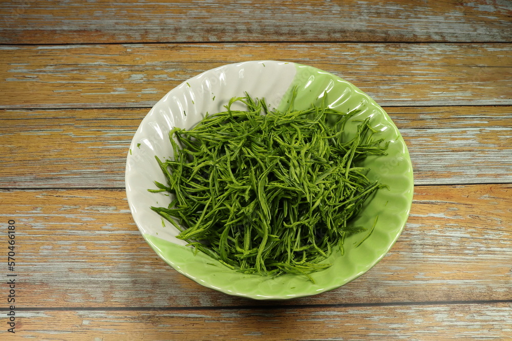 Fresh and organic acacia in the bowl. Famous local ingredient in Thai kitchen. Preparation food concept. Fresh and organic acacia in the bowl. Famous local ingredient in Thai kitchen. Preparation food concept.