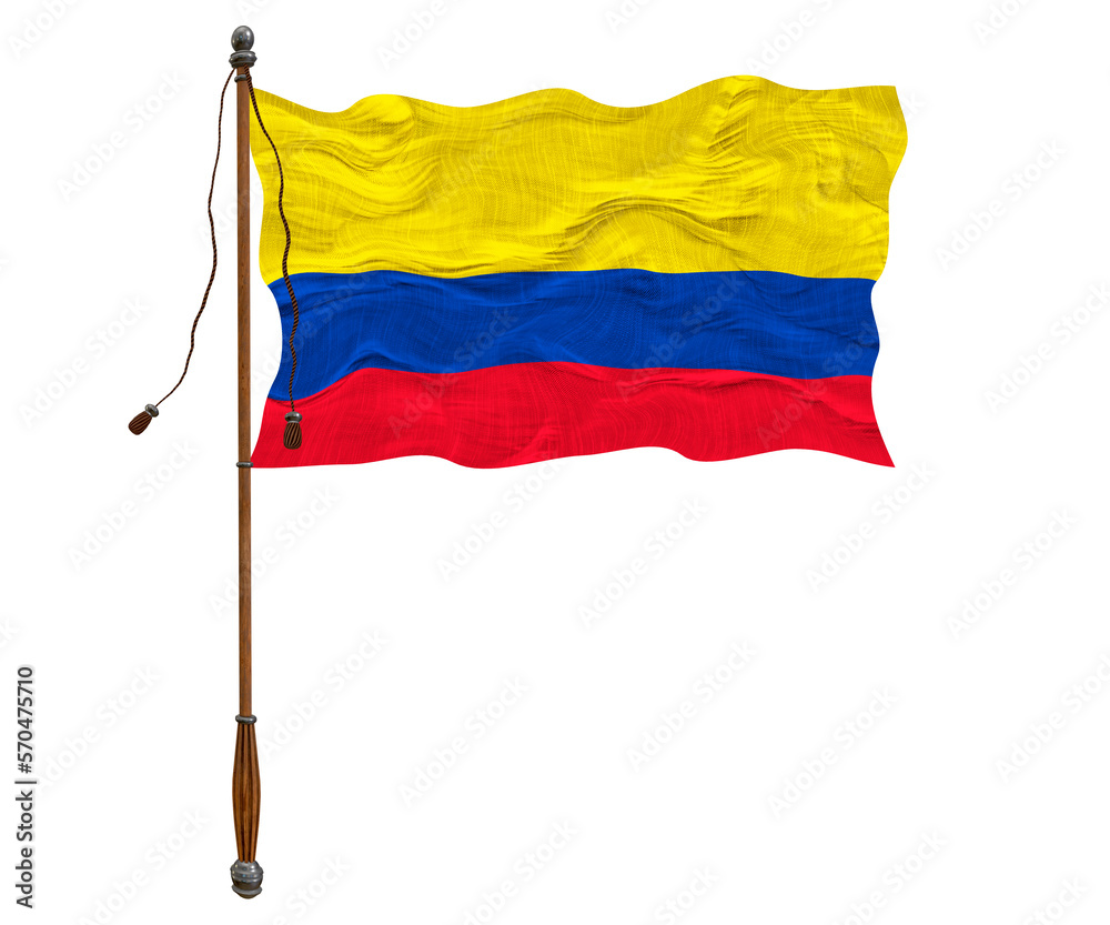 National flag of Colombia. Background with flag of Colombia National flag of Colombia. Background with flag of Colombia