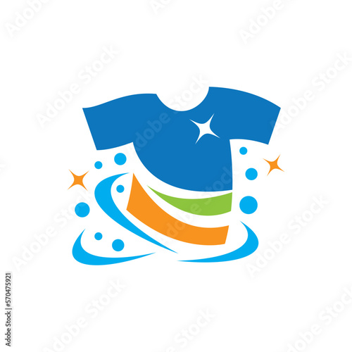 Laundry logo images illustration