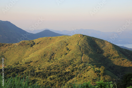 Fototapeta Naklejka Na Ścianę i Meble -  the landscape of Jat Incline, kowloon peak, hk