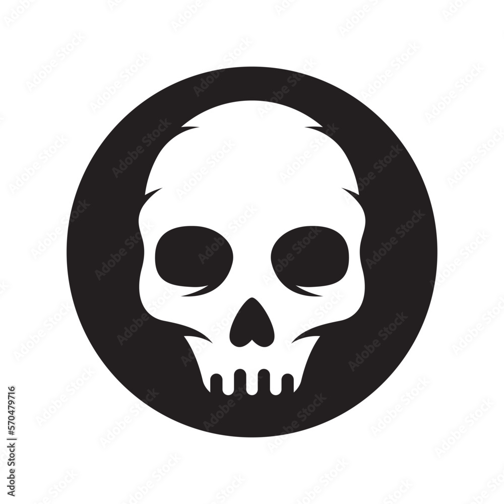 Skull logo images illustration Skull logo images illustration