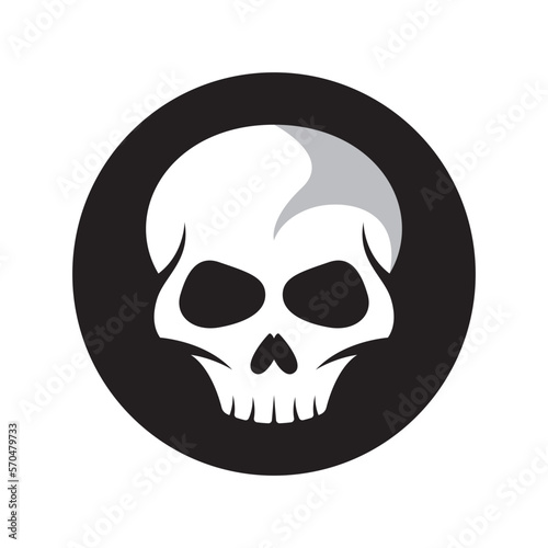 Fototapeta Naklejka Na Ścianę i Meble -  Skull logo images illustration