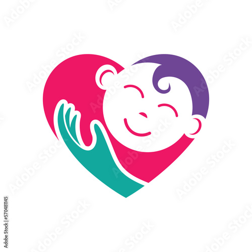 Baby logo images illustration