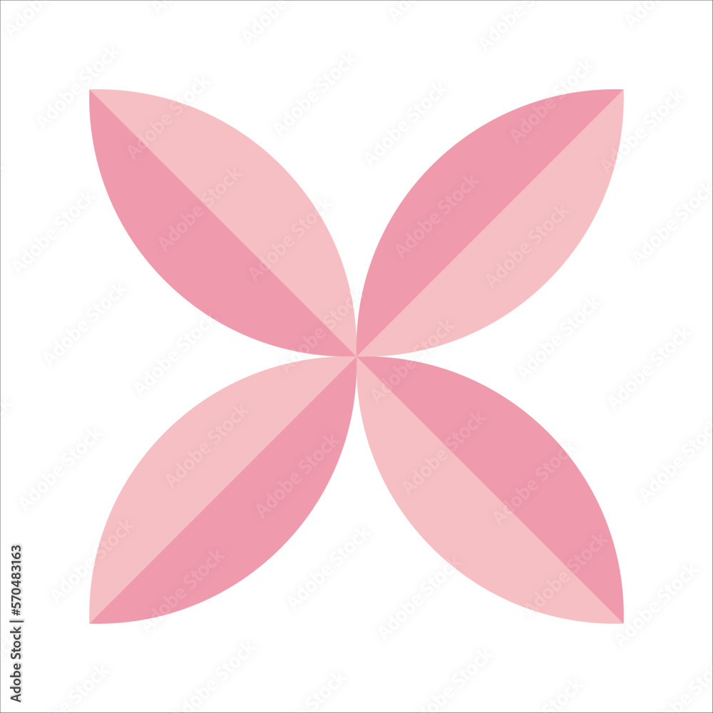 Pink Flat Mosaic Geometric Pink Flat Mosaic Geometric