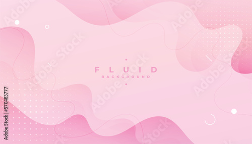 abstract fluid banner with a smooth flow for modern design