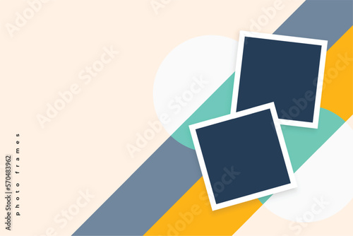 upgrade your photographs with modern border frame template