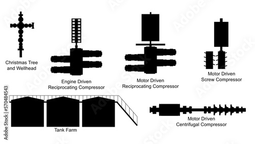 Petroleum industry and oil field images photo