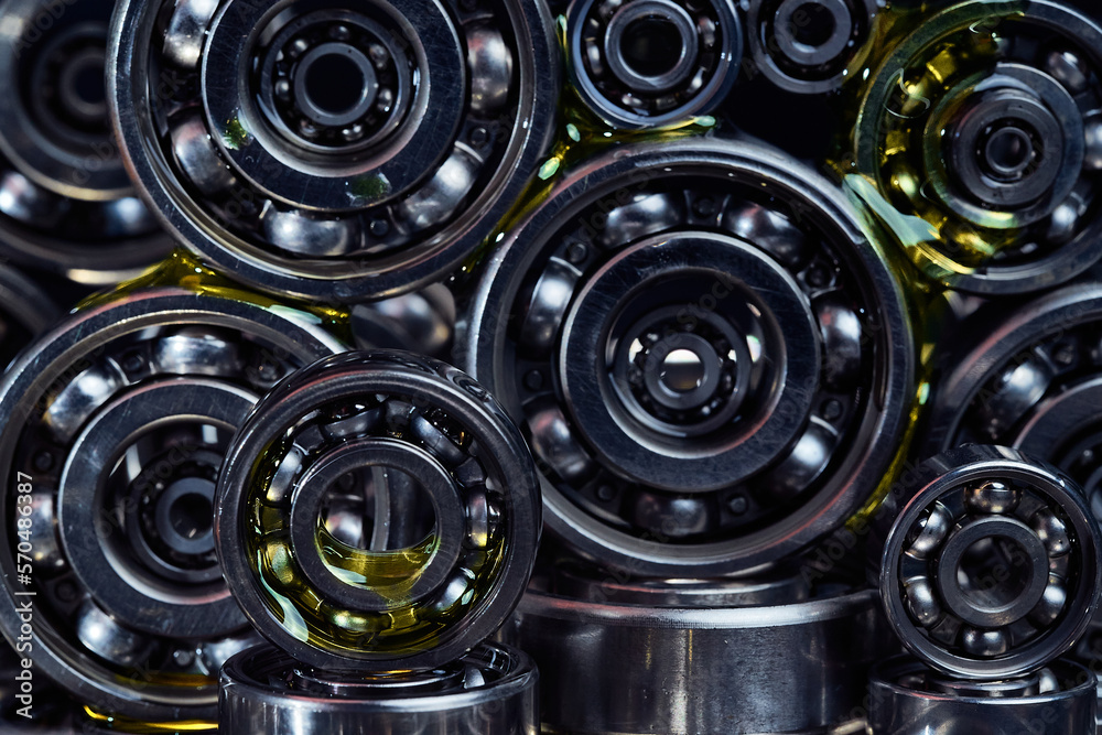 Lubricating oil. Ball bearing. Lubricating oil. Ball bearing.