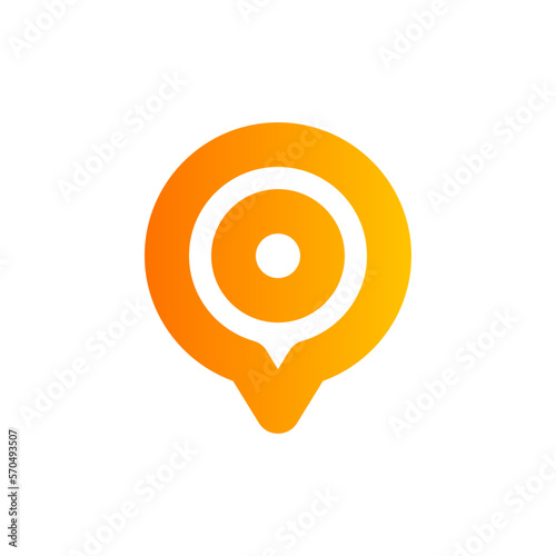 Free Download location gradient icon - GFXLoad