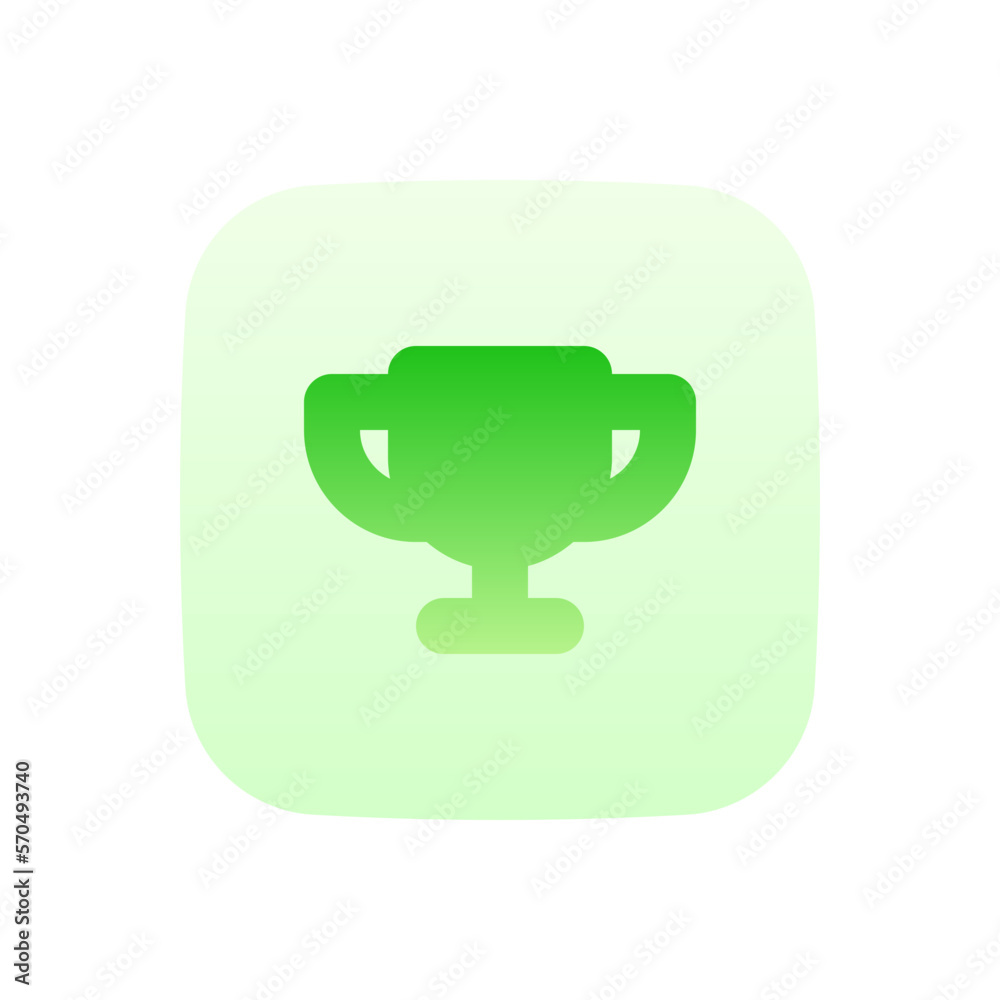 trophy flat gradient icon trophy flat gradient icon