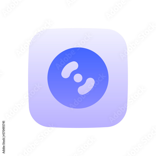 vynil flat gradient icon