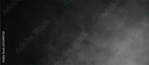 Black abstract background with smoky effect