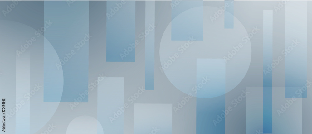 Geometric blue and grey abstract background with shapes