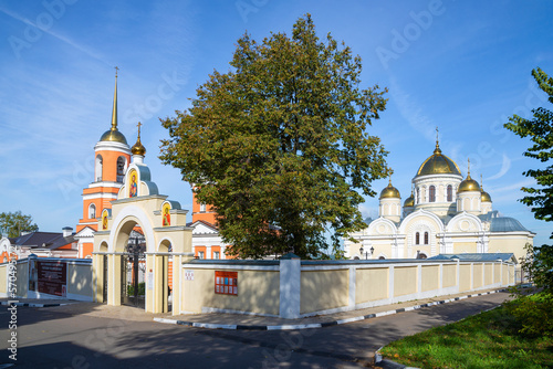 At the old Nikitsky Kashirsky monastery on a sunny September day photo