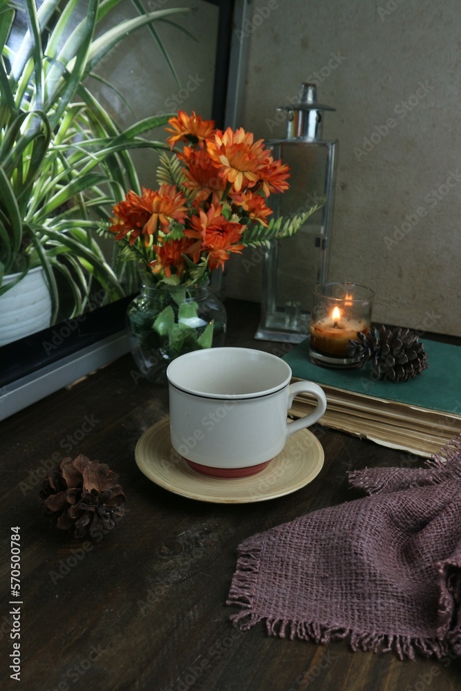 cup of tea and flowers cup of tea and flowers