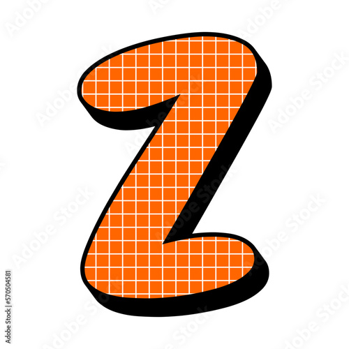 90s Geometric Logo Letter Line