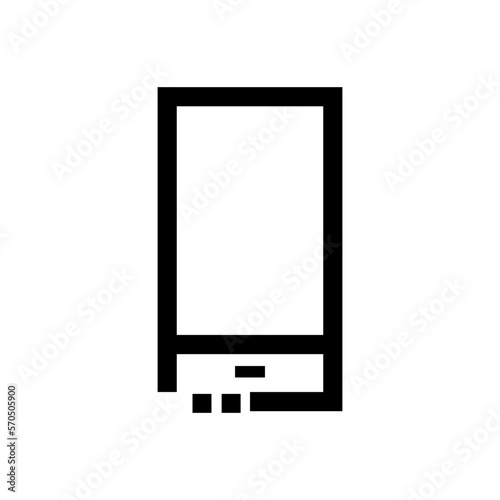 Modern mobile phone icon