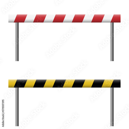 warning fence and caution fence vector png