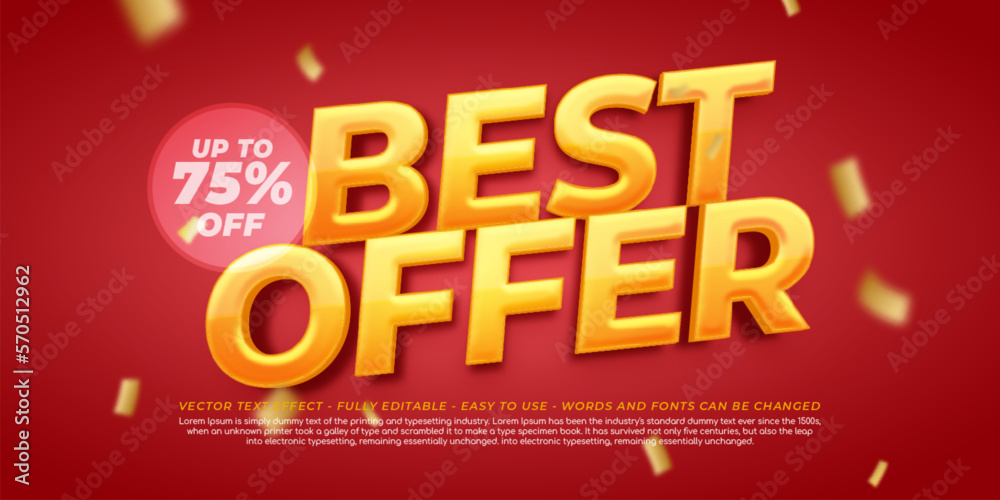 Best offer special offer banner template