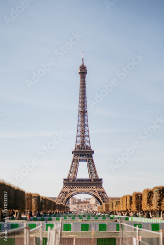 Fototapeta Naklejka Na Ścianę i Meble -  Eiffel tower in Paris France