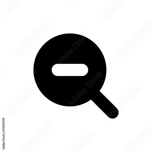 zoom out glyph icon