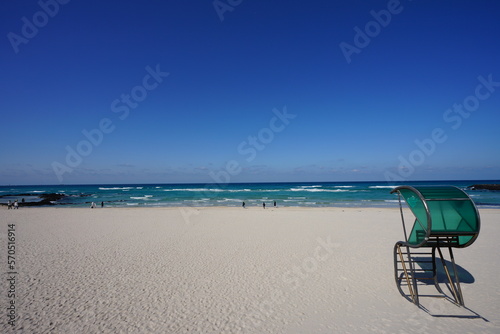 beautiful seascape with clear water