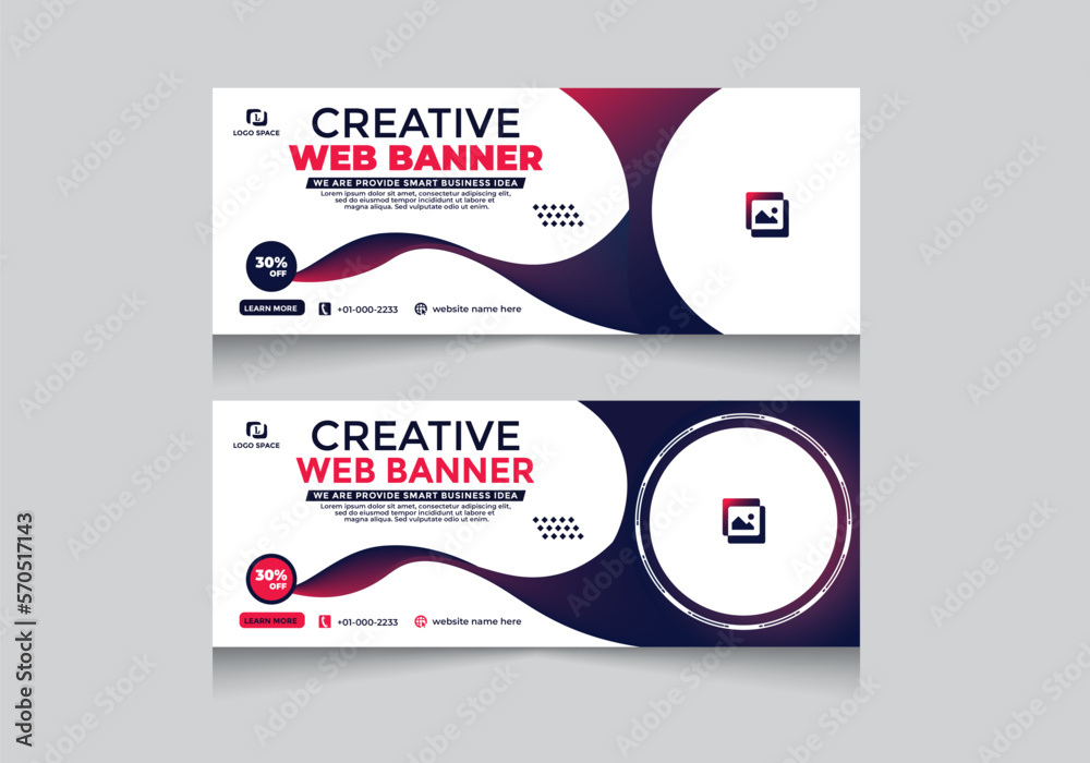 Web Banner Set Creative Banner Ads Template Corporate Banner Social web-banner-set-creative-banner-ads-template-corporate-banner-social