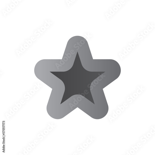 favorite two tone gradient icon