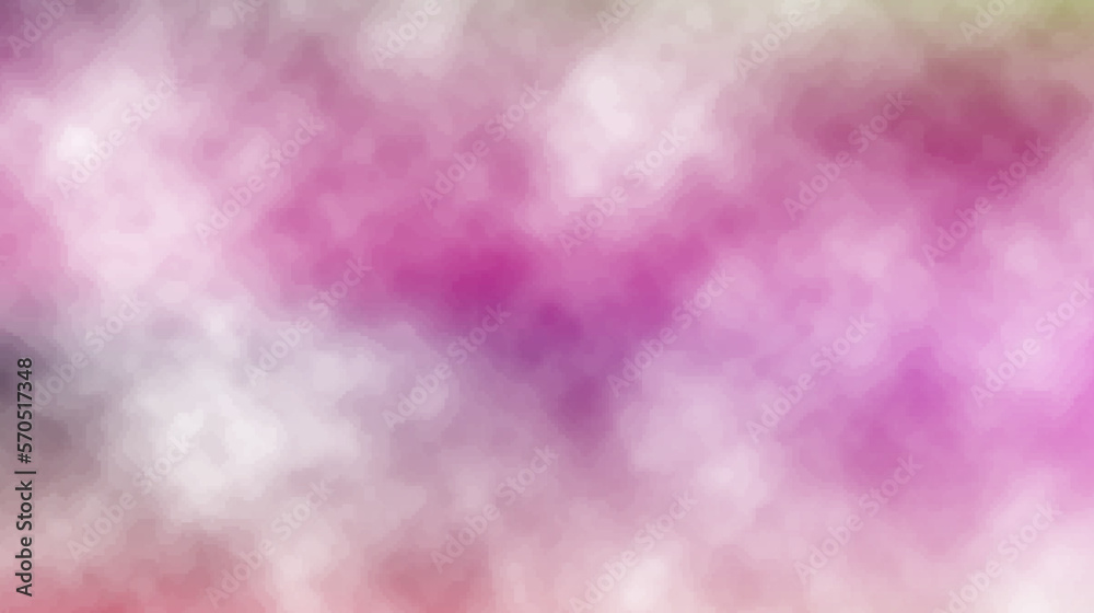 painted abstract Watercolor sugar cotton clouds background