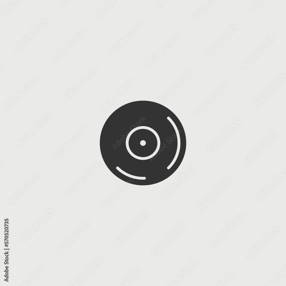 Compact Disc solid art vector icon isolated on white background. filled symbol in a simple flat trendy modern style for your website design, logo, and mobile app Compact Disc solid art vector icon isolated on white background. filled symbol in a simple flat trendy modern style for your website design, logo, and mobile app