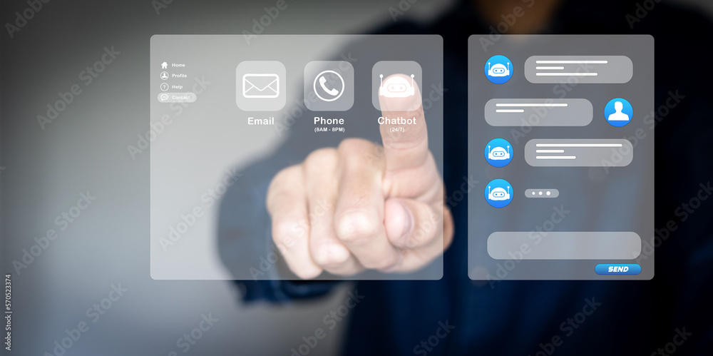 Chatbot software application for modish online business that automatically reply to customer questions Chatbot software application for modish online business that automatically reply to customer questions
