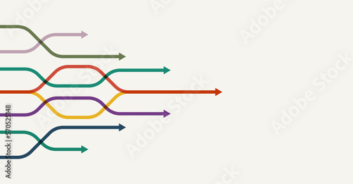 Abstract arrow direction. Technology background