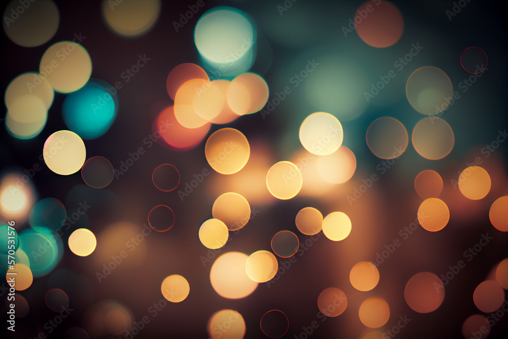 Abstract bokeh background, Generative AI Abstract bokeh background, Generative AI