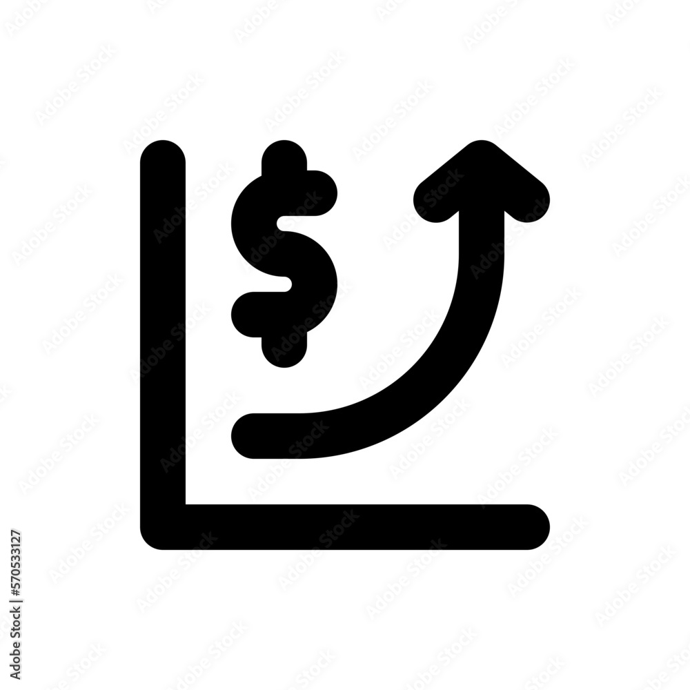 growth line icon growth line icon