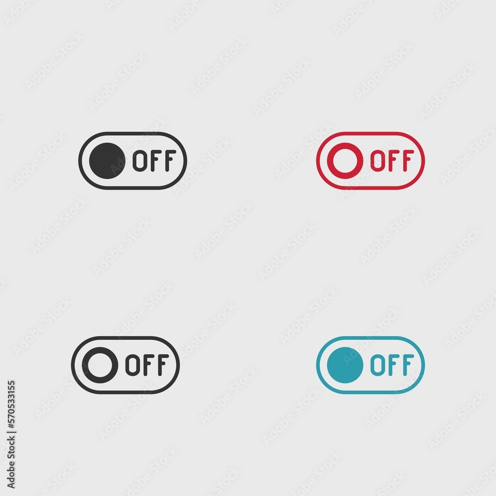Switch solid art vector icon isolated on white background.  filled symbol in a simple flat trendy modern style for your website design, logo, and mobile app