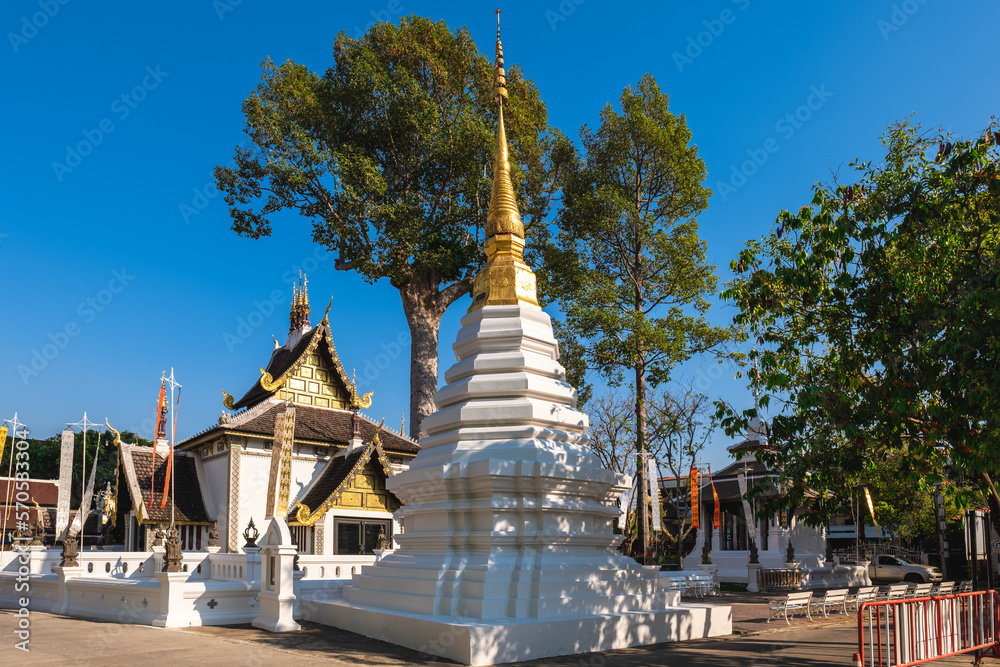 Naklejka premium City Pillar, Inthakhin or Lak Mueang, of Chiang Mai, Thailand