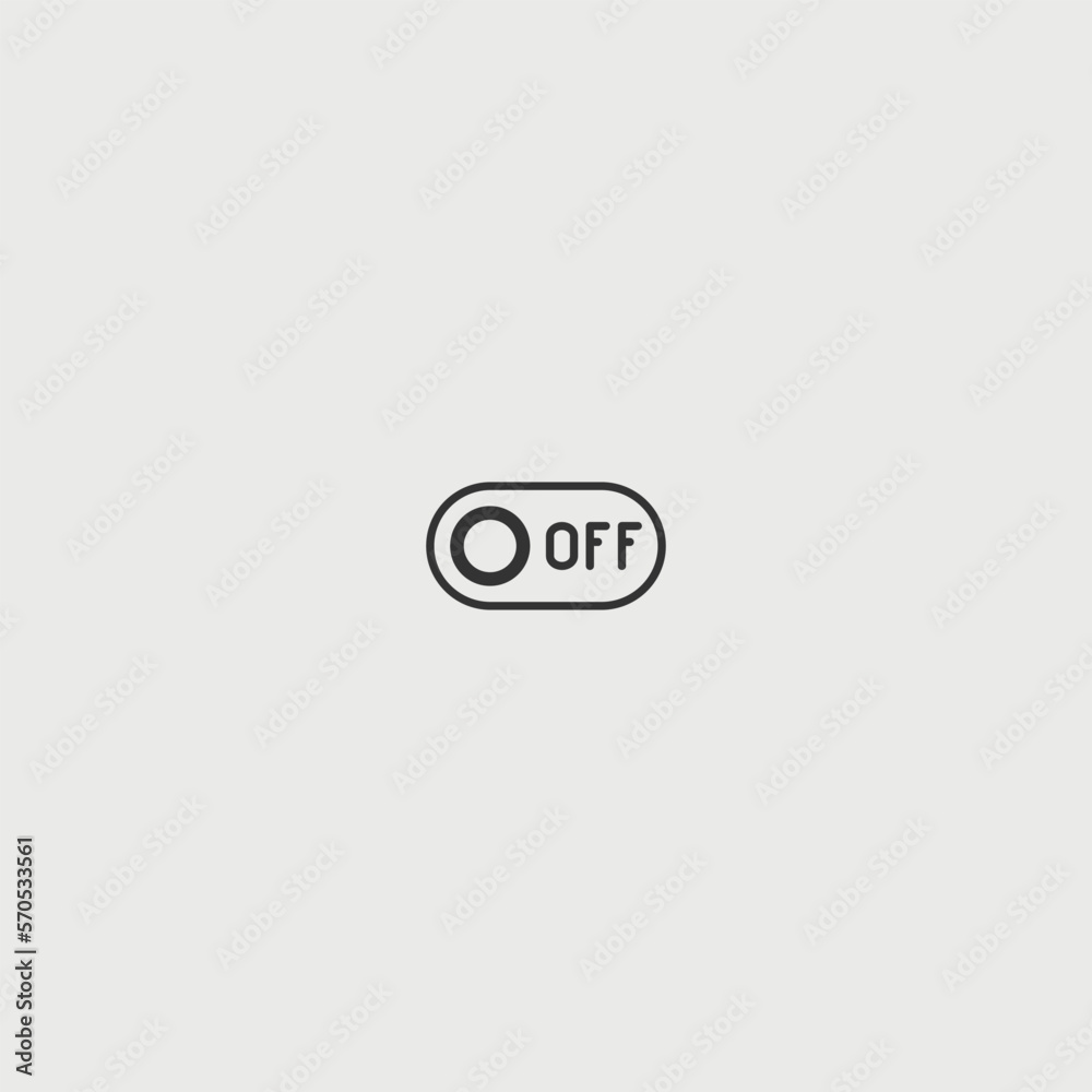 Switch solid art vector icon isolated on white background.  filled symbol in a simple flat trendy modern style for your website design, logo, and mobile app