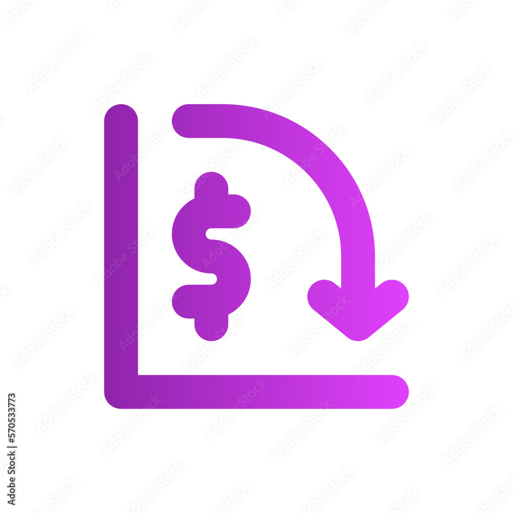 risk gradient icon risk gradient icon