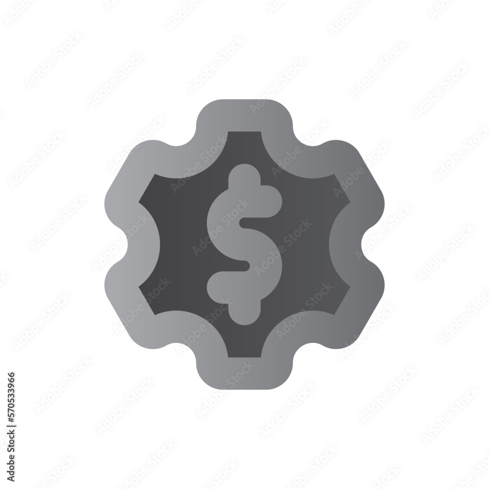 money management two tone gradient icon money management two tone gradient icon
