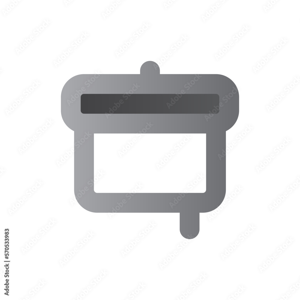 presentation two tone gradient icon presentation two tone gradient icon