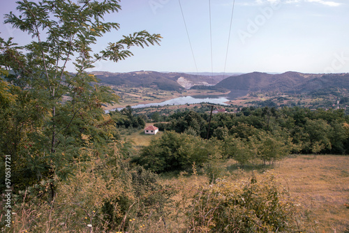 View of Lake Rovni in Serbia photo