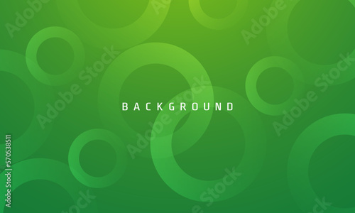 Abstract minimal background with green gradient. soft circle shape overlay layer background. Modern template design for covers, brochures, web and banner.