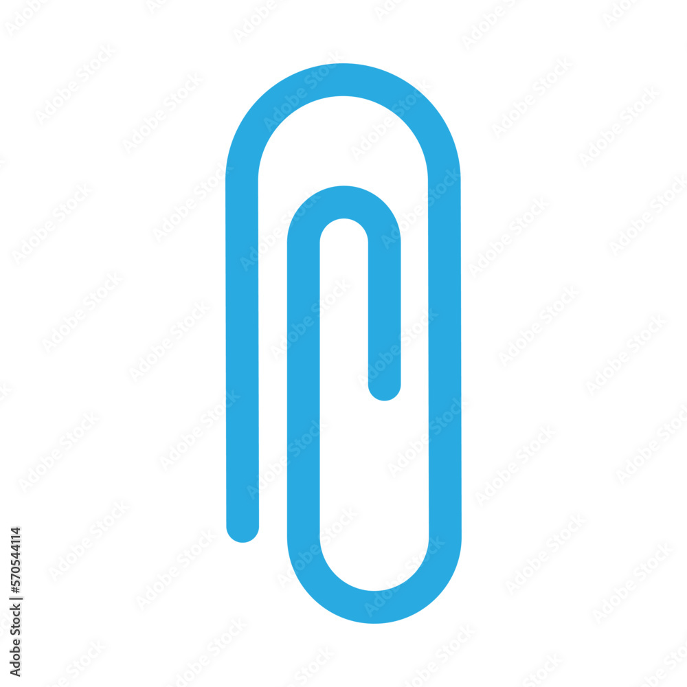 Office clip icon line isolated on white background. Black flat thin icon on modern outline style. Linear symbol and editable stroke. Simple and pixel perfect stroke vector illustration Office clip icon line isolated on white background. Black flat thin icon on modern outline style. Linear symbol and editable stroke. Simple and pixel perfect stroke vector illustration