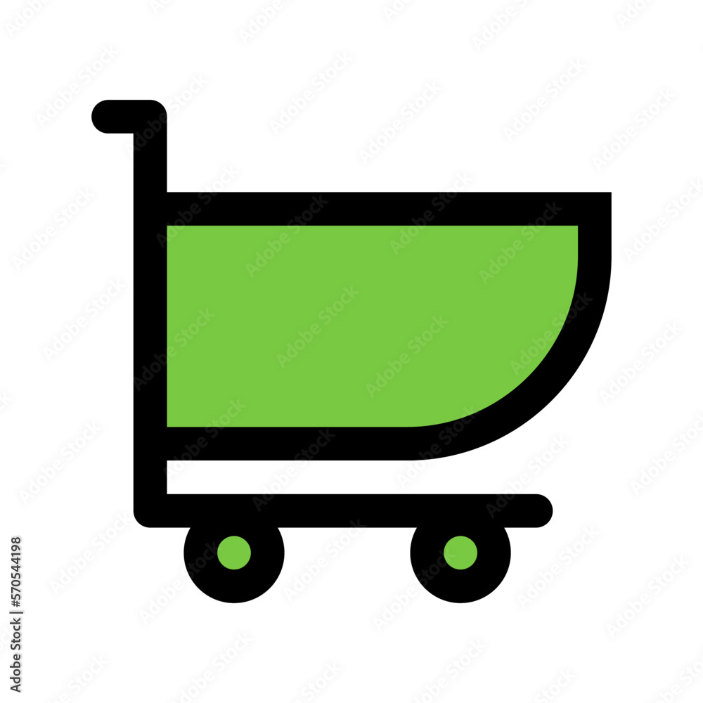 Shopping cart icon line isolated on white background. Black flat thin icon on modern outline style. Linear symbol and editable stroke. Simple and pixel perfect stroke vector illustration Shopping cart icon line isolated on white background. Black flat thin icon on modern outline style. Linear symbol and editable stroke. Simple and pixel perfect stroke vector illustration