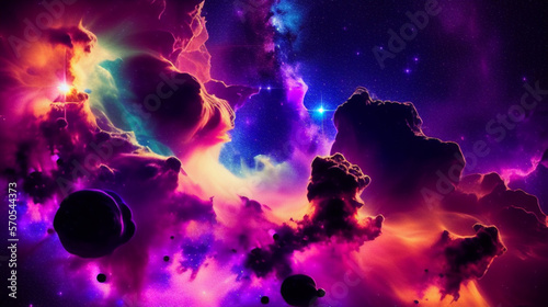 幻想的な宇宙、惑星、オーラ、星、星屑
fantastic universe, planets, auras, stars, stardust,