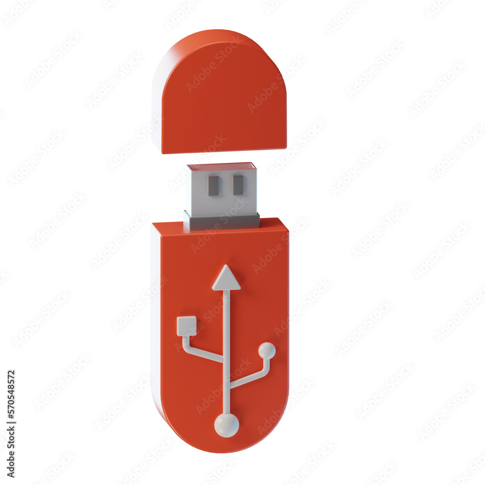 Obraz premium Flashdisk 3D Icon